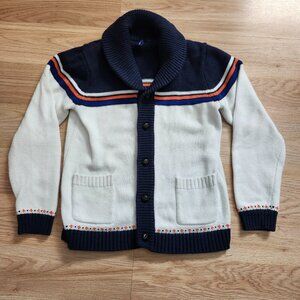 Janie and Jack boys ski knitted  cardigan